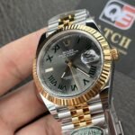 Rolex DateJust 41mm/36mm Two Tone 'Wimbledon' on Jubilee Super clone