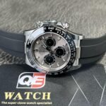 Rolex Cosmograph Daytona Ghost 116519LN with Grey Sunburst Dial Top Replica