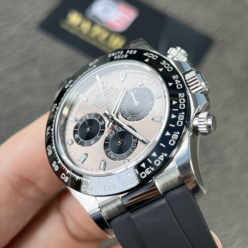 Rolex Cosmograph Daytona Ghost 116519LN with Grey Sunburst Dial Top Replica