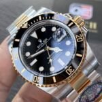 Rolex Submariner 'Two Tone' Yellow Gold and Stainless Steel with Black Dial Super clone