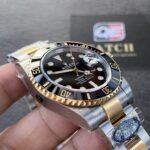 Rolex Submariner 'Two Tone' Yellow Gold and Stainless Steel with Black Dial Super clone