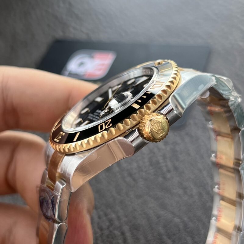 Rolex Submariner 'Two Tone' Yellow Gold and Stainless Steel with Black Dial Super clone