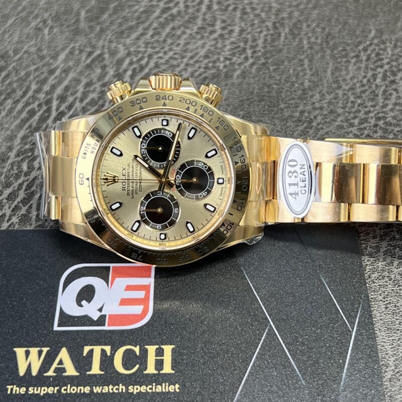 Rolex Cosmograph Daytona Yellow Gold with Champagne Dial Replica