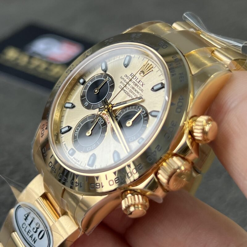 Rolex Cosmograph Daytona Yellow Gold with Champagne Dial Replica