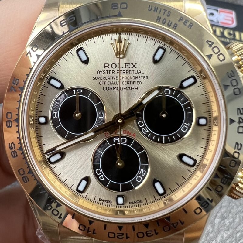 Rolex Cosmograph Daytona Yellow Gold with Champagne Dial Replica