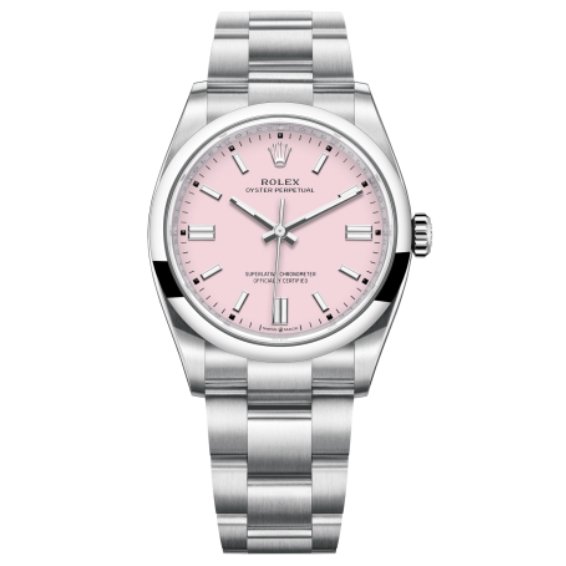 Rolex Womens Watch Oyster Perpetual 36mm M126000-0008 Stainless Steel with Pink Dial Top Replica