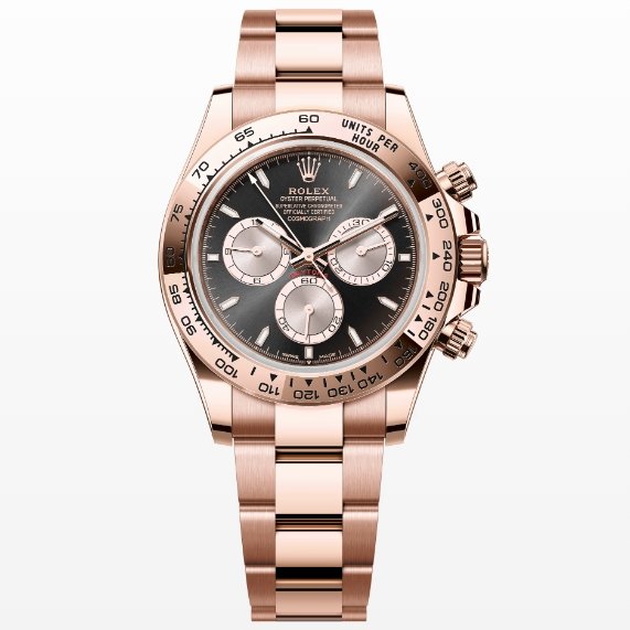 Rolex Cosmograph Daytona m126505-0001 Rose Gold Black and Sundust Dial Super Clone