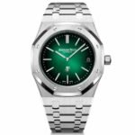 Audemars Piguet Royal Oak 16202PT.OO.1240PT.01 'Jumbo' Extra-Thin '50th Anniversary'  Smoked Green Dial (39mm) Super Clone